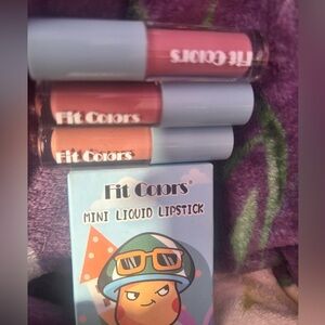 Mini Liquid Lipstick Set - Brown